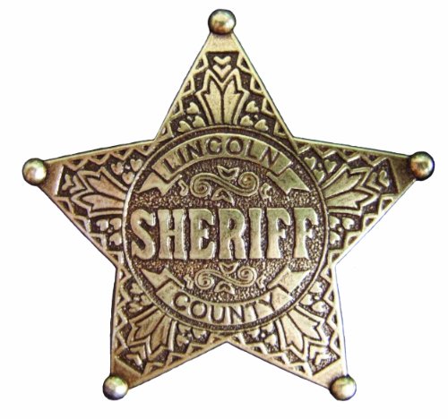 Product Cover Denix Old West Era 2.5-Inch Lincoln County Sheriff Replica Badge