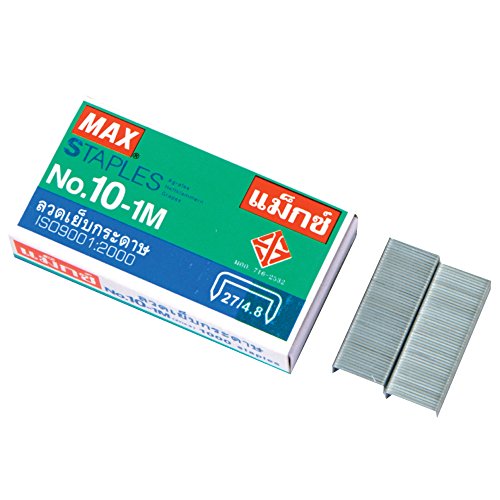 Product Cover 1 X Flat Clinch Staples Mini Box of 1000 by MAX No.10