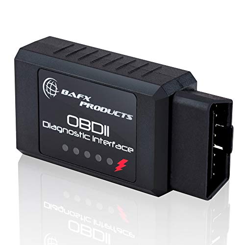 Product Cover Bafx Products - Wireless Bluetooth OBD2 / OBDII Diagnostic Car Scanner & Reader Tool for Android Devices - Read/Clear Your Check Engine Light & Much More
