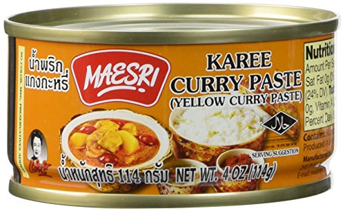 Product Cover Maesri Yellow Curry Paste (Kang Karee) 4 Oz.- Pack of 4