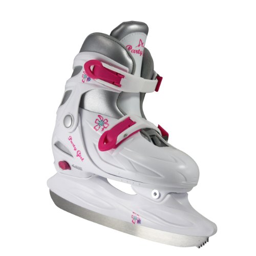 Product Cover American Athletic Shoe Girl's Party Adjustable Figure Skates, White, Medium/Size 1-4 , 6-8 Years