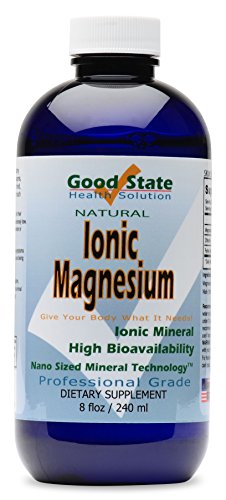 Product Cover Good State Ionic Magnesium 8 oz - Natural - Nano Sized Mineral Technology - Professional Grade - Supports Healthy Chemical & Enzymes Reactions - 96 Servings (8 fl oz)