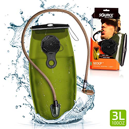 Product Cover Source Tactical WXP 3-Liter Hydration Reservoir Leakproof Antimicrobial System with Storm Valve, Coyote