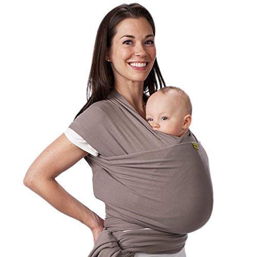 Product Cover Boba Wrap Baby Carrier, Grey - Original Stretchy Infant Sling, Perfect for Newborn Babies and Children up to 35 lbs