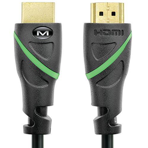 Product Cover Mediabridge Flex Series HDMI Cable (3 Feet) Supports 4K@50/60Hz, High Speed, Hand-Tested, HDMI 2.0 Ready - UHD, 18Gbps, Audio Return Channel