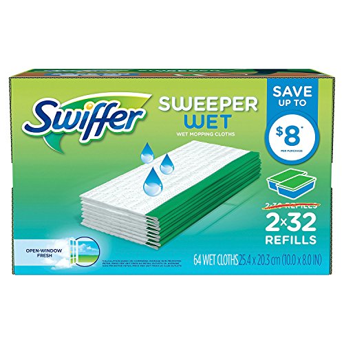 Product Cover Swiffer Sweeper Wet Cloth Refill, 60 Count
