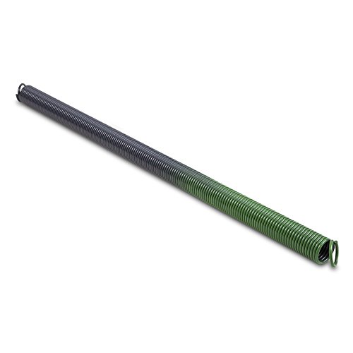 Product Cover Ideal Security Inc. SK7153 Extension Overhead Sectional Garage Door Springs, One, Green
