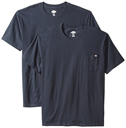 Product Cover Dickies Men's Short Sleeve Pocket T-Shirt 2-Pack, Dark Navy, X-Large