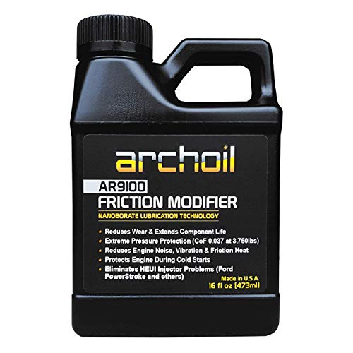 Product Cover Archoil AR9100 Oil Additive (16oz) for All Vehicles - Powerstroke Cold Starts, Eliminates Injector Problems