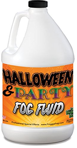 Product Cover 1 Gallon (128 Oz.) Great Party & DJ Fog Juice for Water Based Fog Machines - American Made - Perfect Fog Fluid for Small 400 Watt to Higher Wattage 1500 Watt Foggers