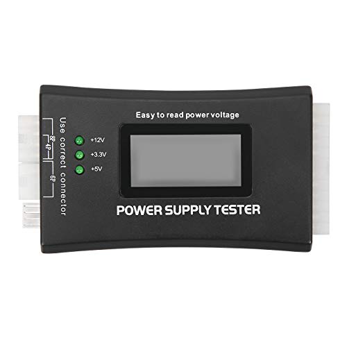 Product Cover HDE 20+4 Pin LCD Power Supply Tester for ATX, ITX, BTX, PCI-E, SATA, HDD