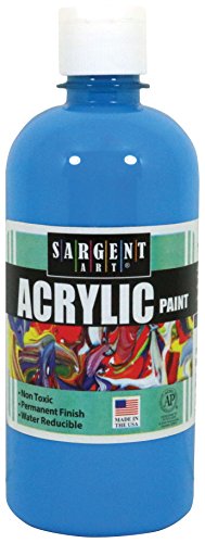 Product Cover Sargent Art 24-2461 16-Ounce Acrylic Paint, Turquoise