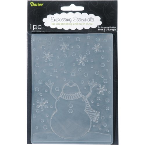 Product Cover Darice 1216-65 Embossing Folders, 4.25 by 5.75-Inch, Snowman Arms Up