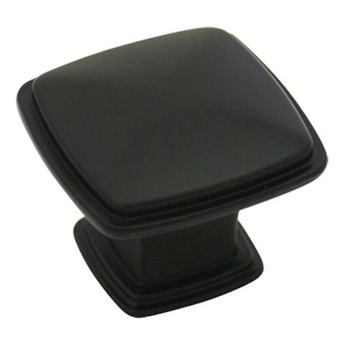 Product Cover Cosmas 4391FB Flat Black Modern Cabinet Hardware Knob - 1-1/4