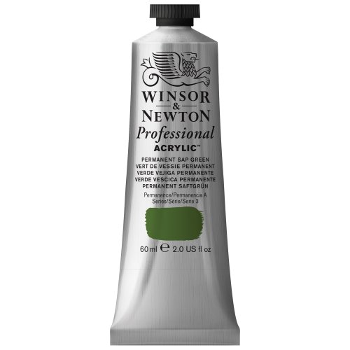 Product Cover Winsor & Newton Professional Acrylic Color Paint, 60ml Tube, Permanent Sap Green