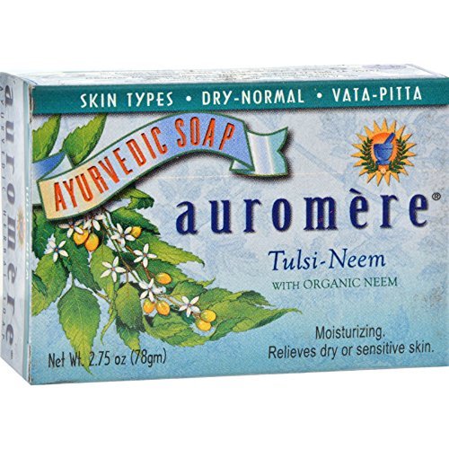 Product Cover Auromere Ayurvedic Bar Soap Tulsi Neem 2.75 oz (3 pack)