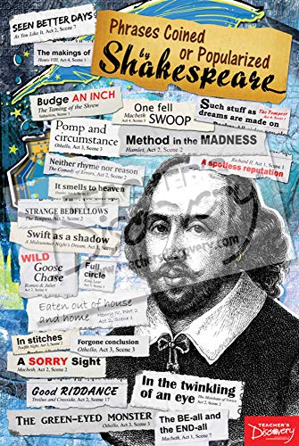 Product Cover Phrases Coined or Popularized by Shakespeare Poster