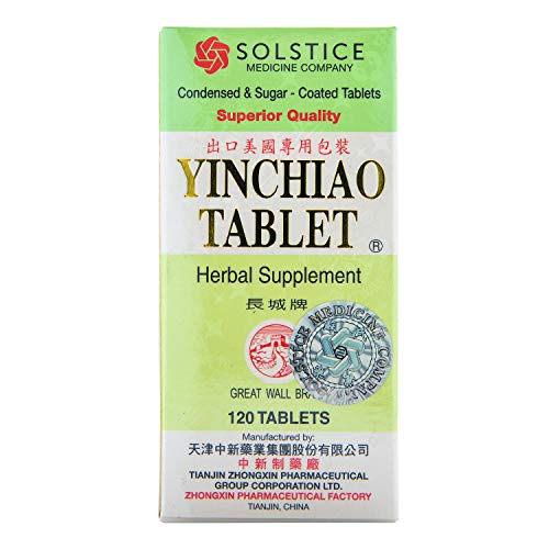 Product Cover Yinchiao Herbal Tablets - Superior Quality - 120 Tablet Bottle