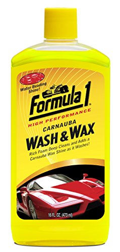 Product Cover Formula 1 Carnauba Car Wash and Wax - Removes Dirt and Grime, Protects and Shines - 16 oz.