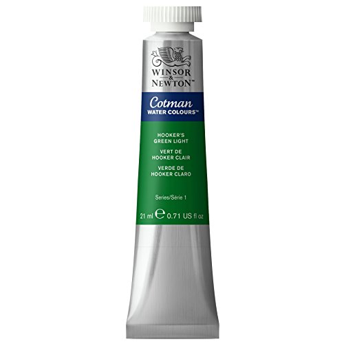 Product Cover Winsor & Newton Cotman Water Colour Paint, 21ml tube, Hooker's Green Light