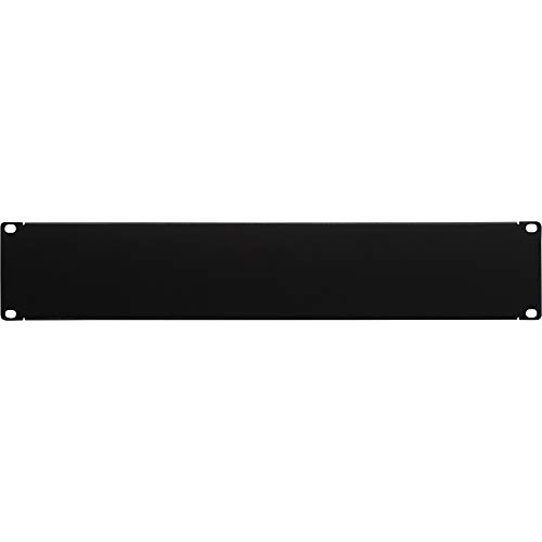Product Cover NavePoint 2U Blank Rack Mount Panel Spacer for 19-Inch Server Network Rack Enclosure Or Cabinet Black