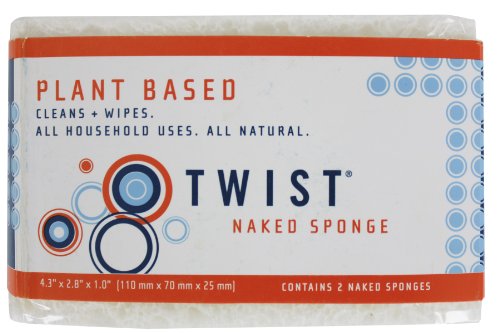 Product Cover Twist 2-Pack Naked Sponge, Small
