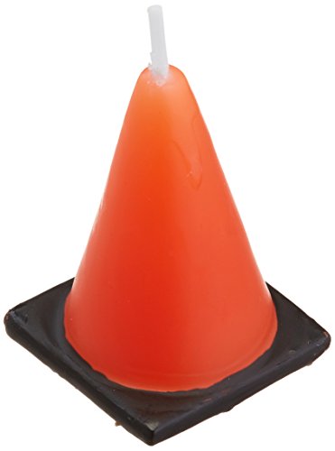 Product Cover BirthdayExpress Construction Cone Molded Candles (6)