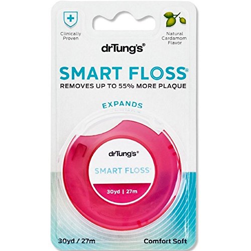 Product Cover Dr. Tung's Smart Floss, 30 yds, Natural Cardamom Flavor 1 ea Colors May Vary (Pack of 3)