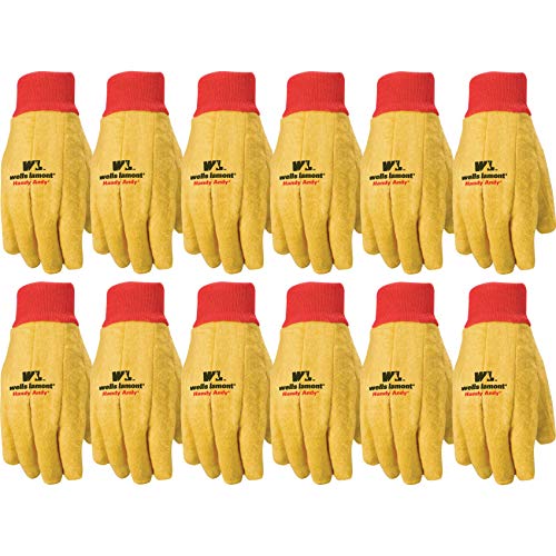 Product Cover Wells Lamont Polyester and Cotton Chore Gloves, Standard Weight, Extra Large, 12-pack (412XL)