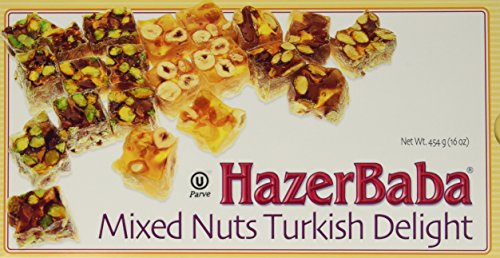 Product Cover Hazerbaba Turkish Delight with Pistachio, Almond & Hazelnut - 1lb