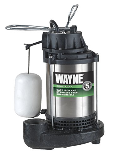 Product Cover WAYNE CDU1000 1 HP Submersible Cast Iron and Stainless Steel Sump Pump with Integrated Vertical Float Switch - 58321-WYN2