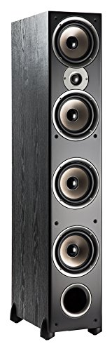 Product Cover Polk Audio Monitor 70 Series II Floorstanding Speaker - Big Sound, | 1 (1-inch) Tweeter and 4 (6.5-inch) Woofers | Black, Single