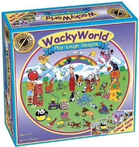 Product Cover Wacky World Board Game for Kids - Ages 6 and up