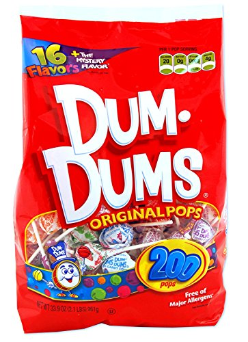 Product Cover DUM DUMS Lollipops, Variety Flavor Mix, 200 Count Bag