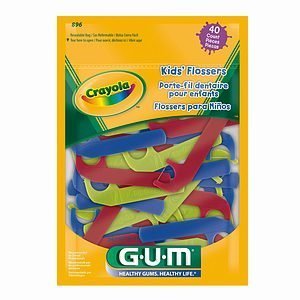 Product Cover GUM Crayola Kids' Flossers 40 Each (Pack of 9)
