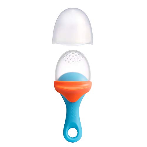 Product Cover Boon Pulp Silicone Feeder, Blue/Orange