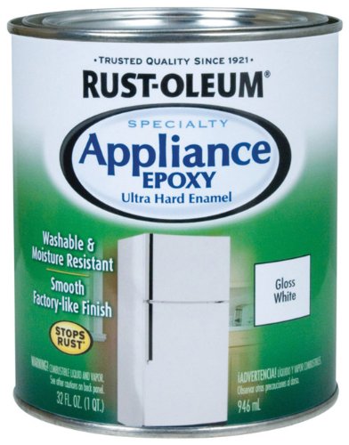 Product Cover Rustoleum 241168 Quart White Appliance Epoxy Paint