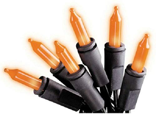 Product Cover NOMA/INLITEN-IMPORT V34700-88 100-Count Orange Halloween Light Set with Black Wire
