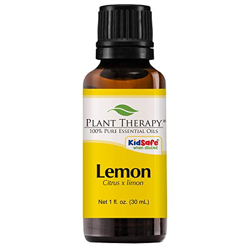 Product Cover Plant Therapy Lemon Essential Oil | 100% Pure, Undiluted, Natural Aromatherapy, Therapeutic Grade | 30 Milliliter (1 Ounce)