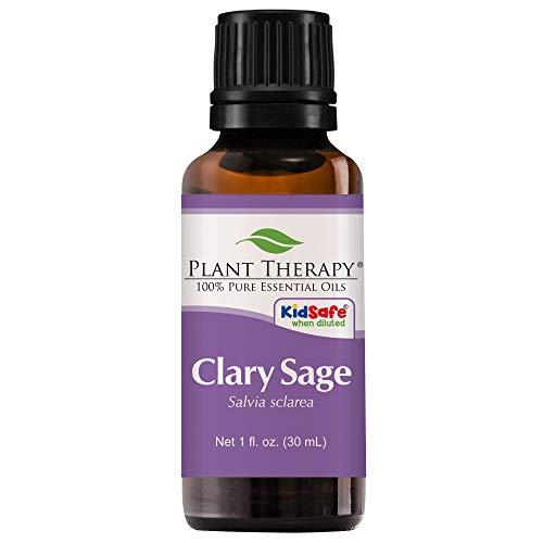 Product Cover Plant Therapy Clary Sage Essential Oil 100% Pure, Undiluted, Natural Aromatherapy, Therapeutic Grade 30 mL (1 oz)