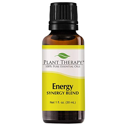 Product Cover Plant Therapy Essential Oil | Energy Synergy | Refreshing, Energizing Blend | 100% Pure, Undiluted, Natural Aromatherapy, Therapeutic Grade | 30 Milliliter (1 Ounce)