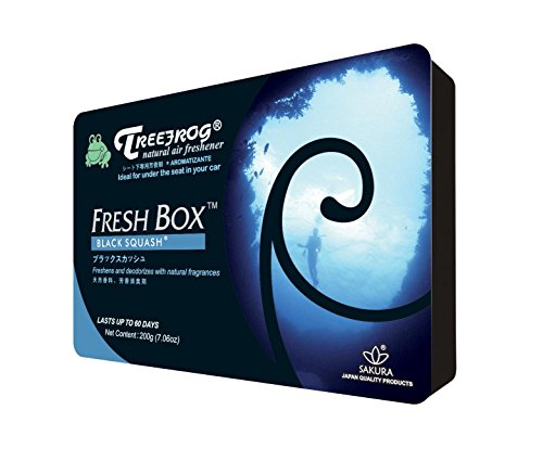 Product Cover Treefrog Natural Air Freshener TRBS55 Squash Scent, Black