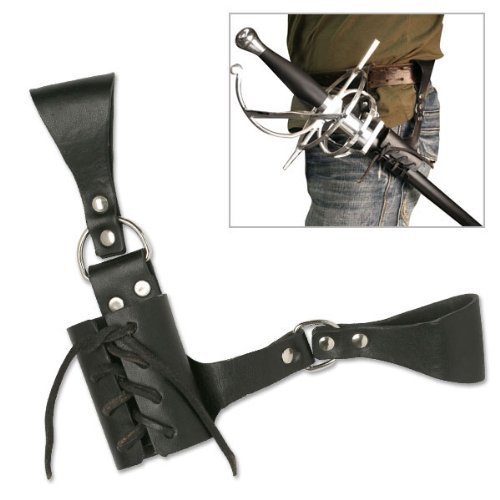 Product Cover BladesUSA PK-6182 Universal Leather Sword Frog, 8-Inch Overall