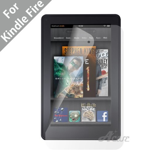 Product Cover Acase Amazon Kindle Fire Screen Protector Film - Premium Clear (Invisible) (3 Pack)