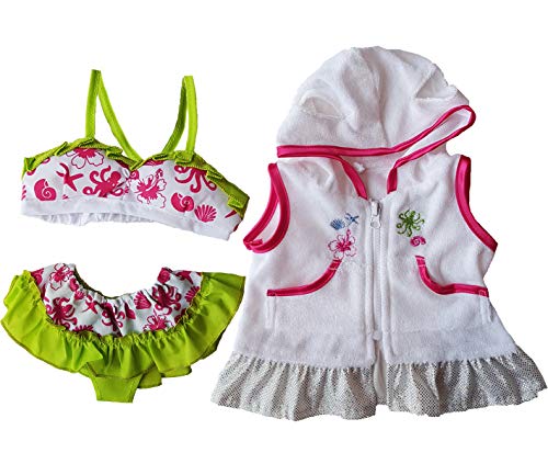 Product Cover Swimsuit & Coverup Outfit Teddy Bear Clothes Fits Most 14