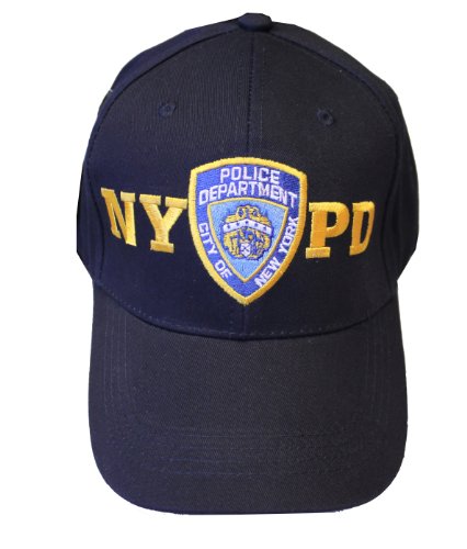 Product Cover NYPD Baseball Hat New York Police Department Navy & Gold One Size