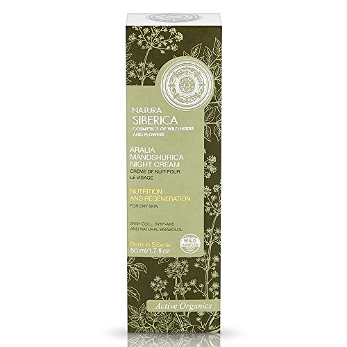 Product Cover Natura Siberica Aralia Mandshurica Face Night Cream For Dry Skin Nutrition & Regeneration Active Organics 50ml