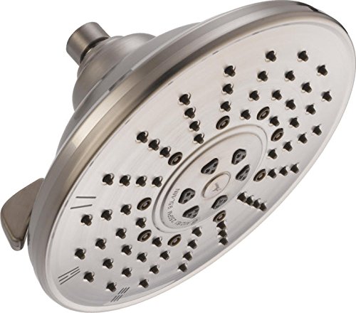 Product Cover Delta Faucet 3-Spray Touch-Clean Shower Head, Stainless 52680-SS
