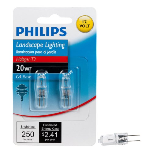 Product Cover Philips 417204 Landscape Lighting 20-watt T3 12-volt Bi-pin Base Light Bulb