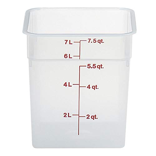 Product Cover Cambro (8SFSPP190) 8 qt Polypropylene Food Storage Container - CamSquare